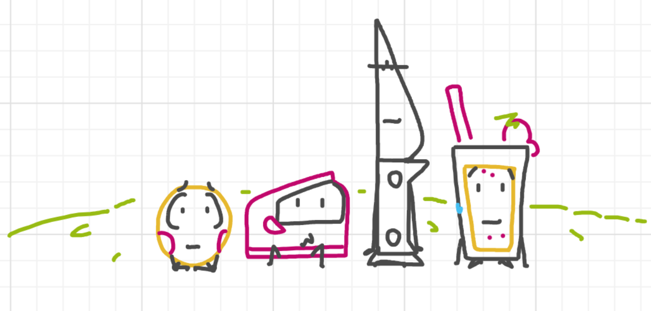 A panel from What's The Point, episode five of the Board Boards object show by Furretwalk/WalkingFurret.